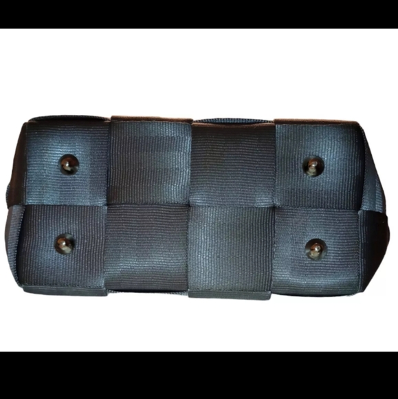 Harvey's Seatbelt Purse Grey Medium Made Of Real Recycled Seatbelts Hand Bag - Picture 6 of 9